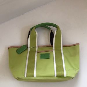 Small Coach garment bag.